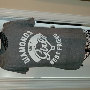 Diamonds are a Girls Best Friend tee